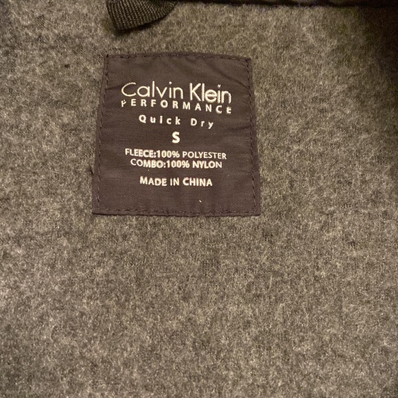 Calvin Klein Performance Fleece Nylon Jacket - Picture 5 of 10